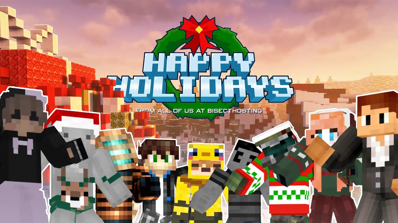 2023 holiday video title card