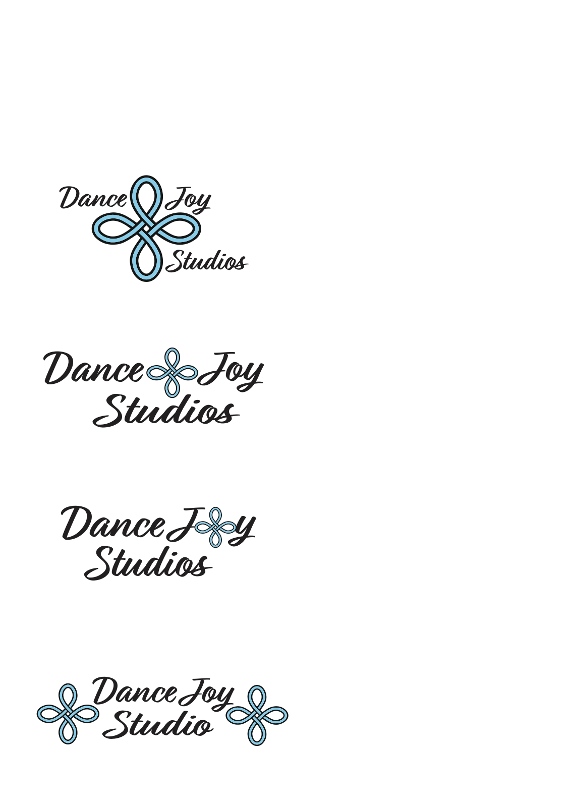 Four logo explorations