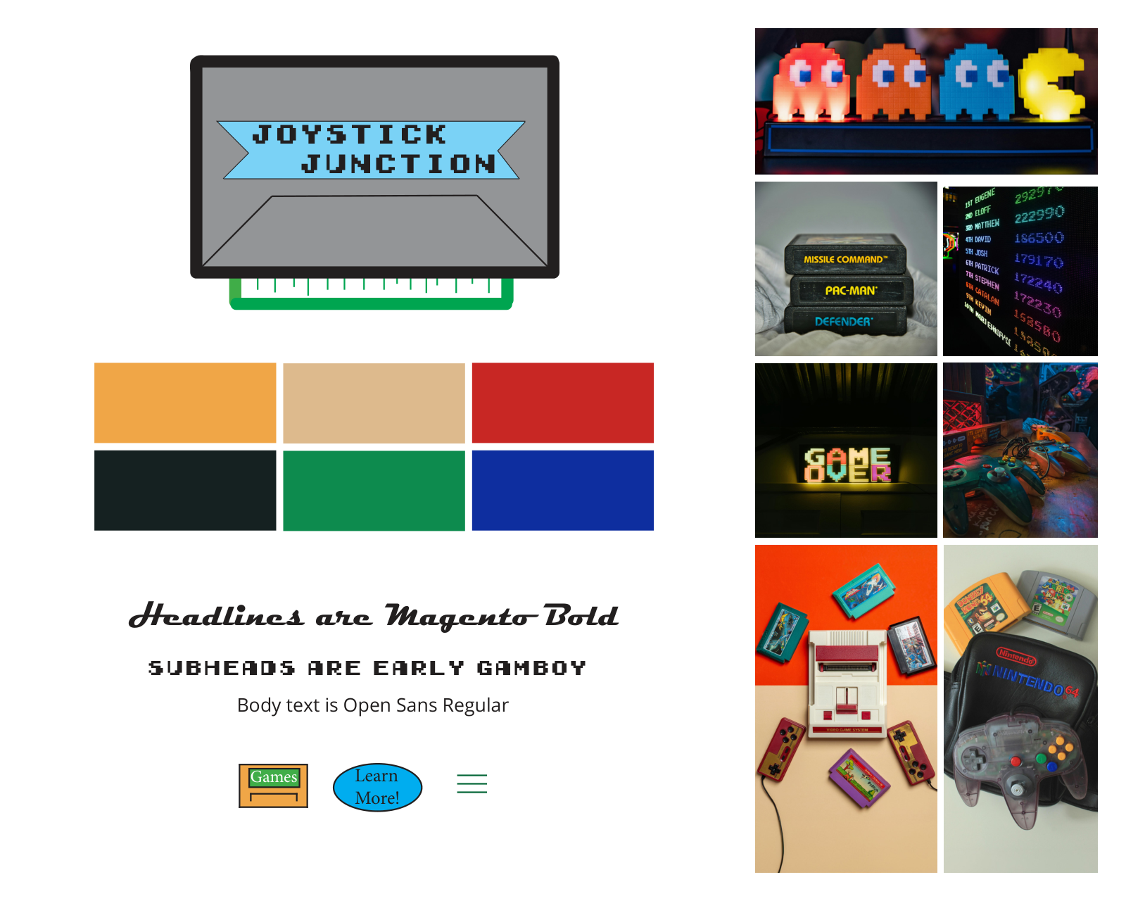 Brand identity board